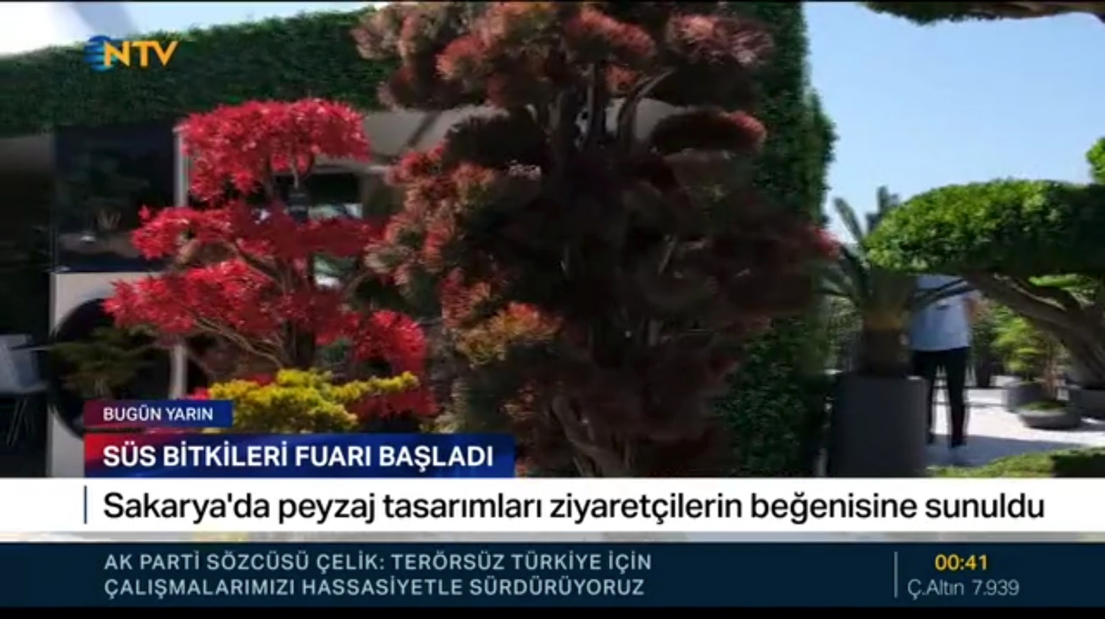 NTV - Peyzaj ve Süs Bitkileri Fuarı