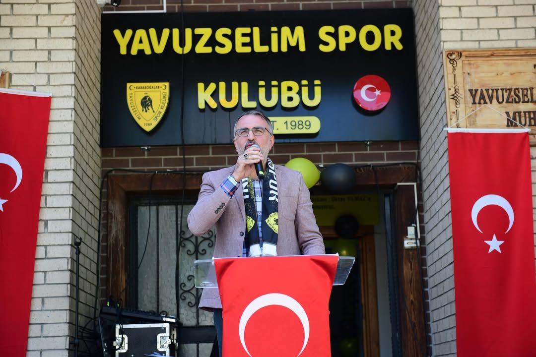 Yavuzselim Spor Kulübü’nün açılış programında gençlerimizin heyecanına ortak olduk