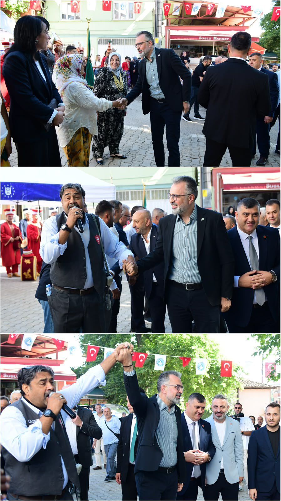 Mehter sesleri yükseliyor, köy meydanı coşkuyla doluyor…