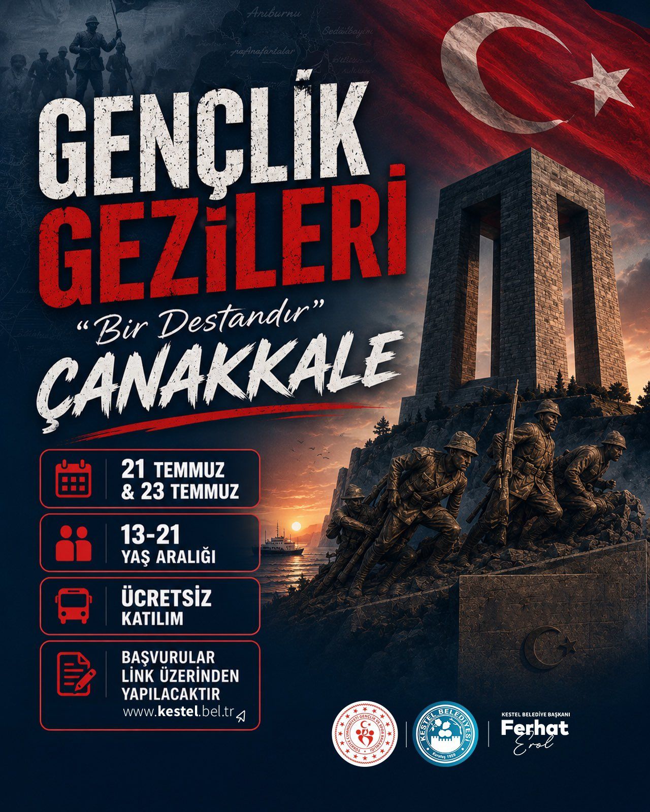 Bir bayrak dalgalanıyorsa, ardında yazılmış bir destan vardır.