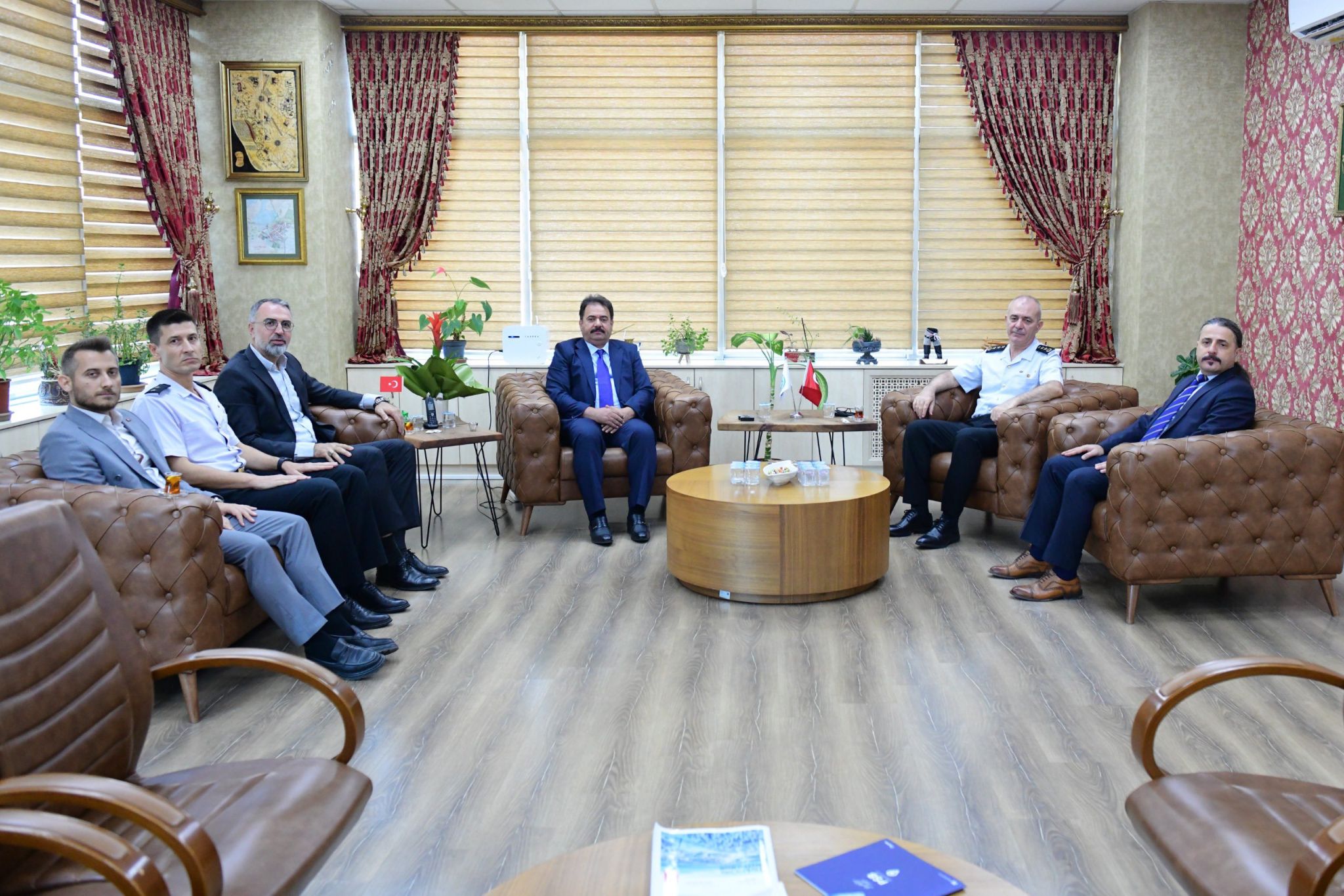 Kıdemli Albay Sayın Ali Kösem’i belediyemizde ağırladık.