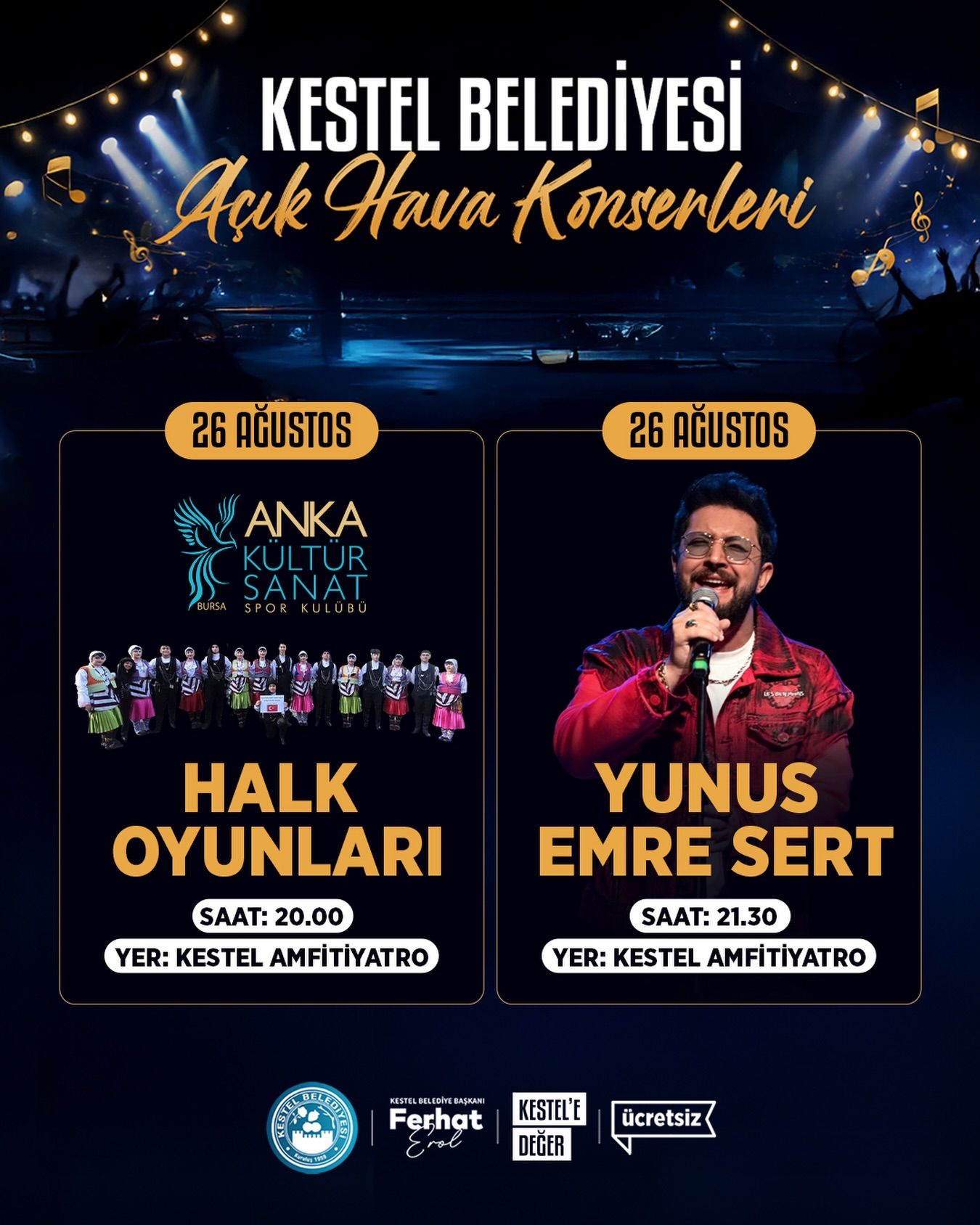 Kestel’de yaz akşamlarını müzikle güzelleştiriyoruz!