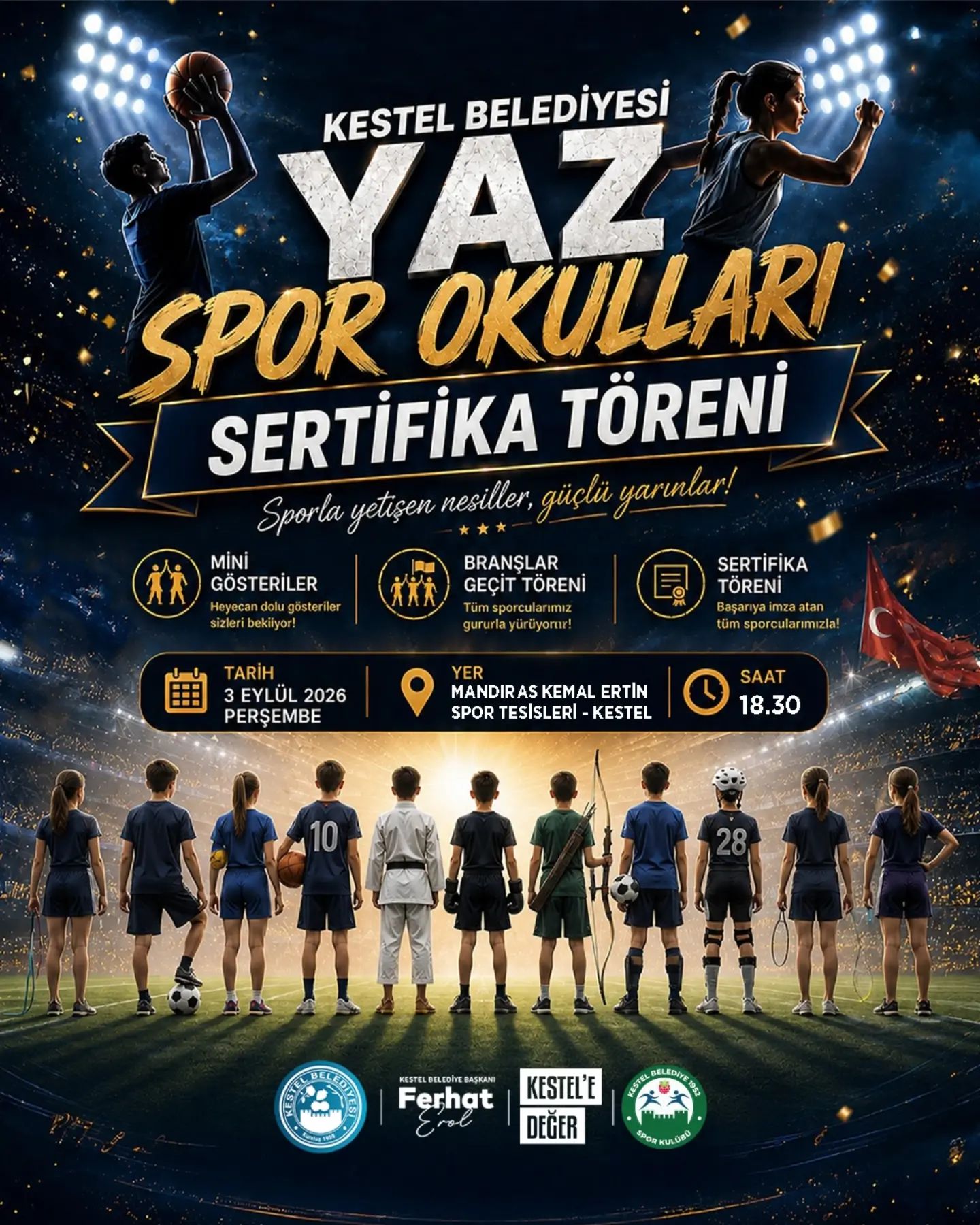 Bir yaz boyunca koştular, ter döktüler, öğrendiler, başardılar